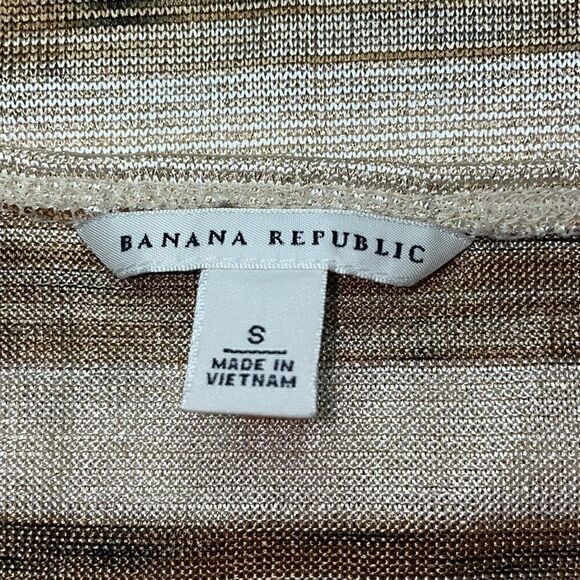 ‎Banana Republic gold and brown tank, Size Small - Picture 4 of 4